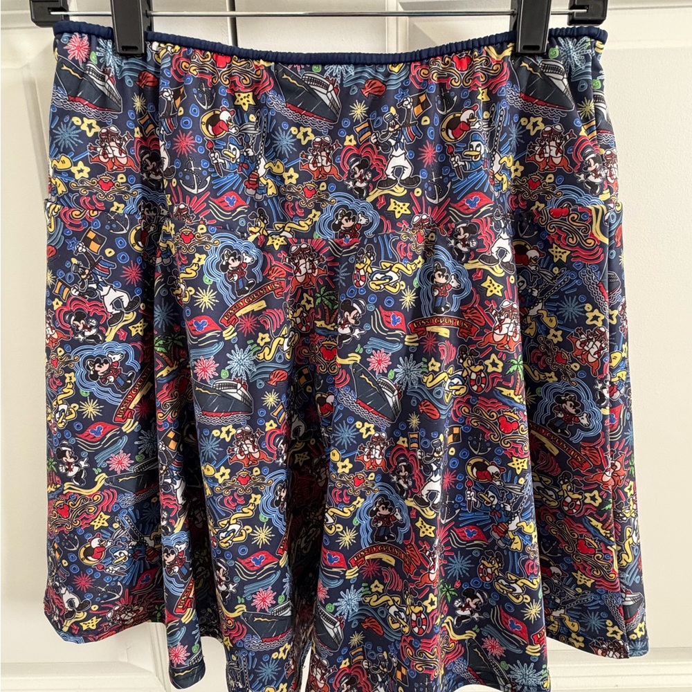Disney Cruise Line Sketch Inspired Women's Skort